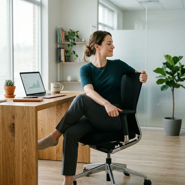 The Zero-Cost Desk Yoga Routine: 7 Poses to Undo 'Office Syndrome'